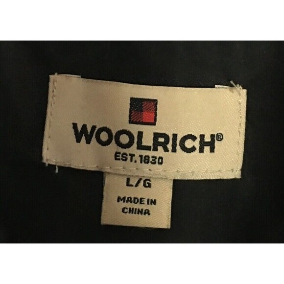 Woolrich Puffer Vest Women's Size Large Black Quilted Duck Down Zip - Picture 4 of 6
